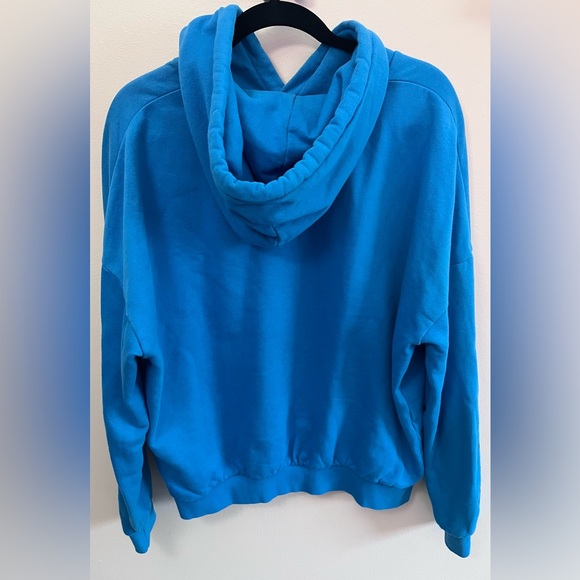 Eleven Paris Blue Hoodie with Purple Graphic - Picture 2 of 13